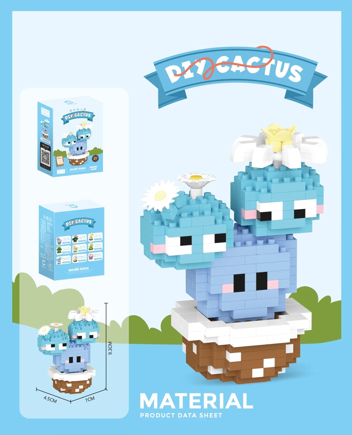 Mini Cactus Building Blocks