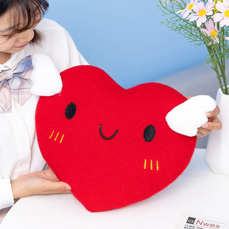 Plush Cute Heart Pillow