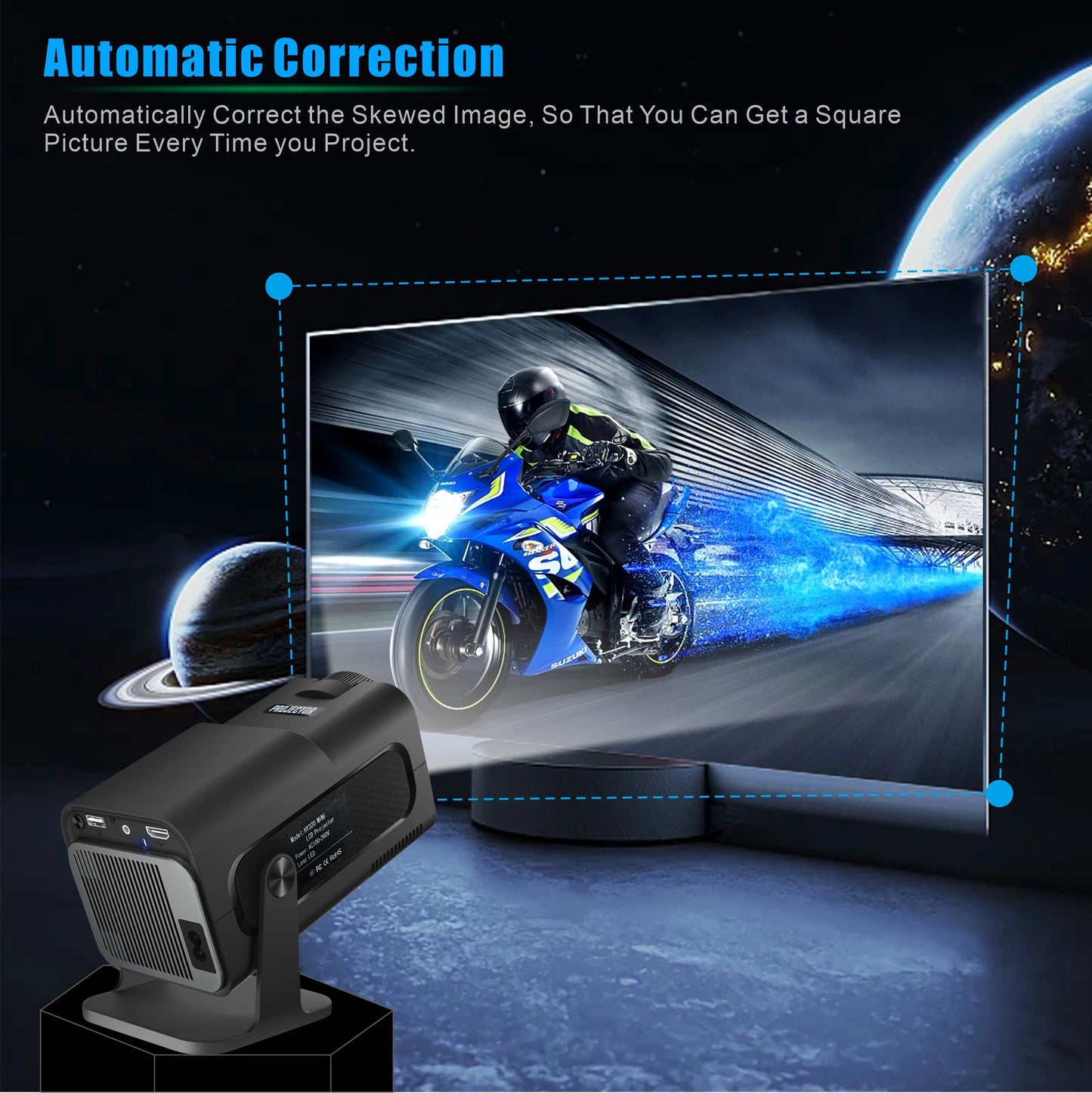 Mini Portable 4K Projector