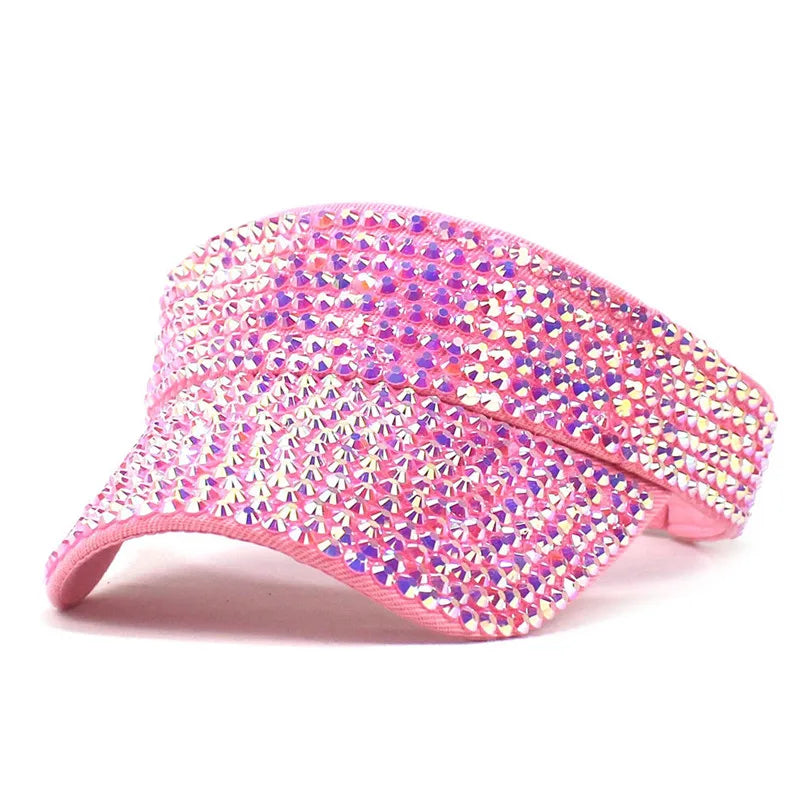 Rhinestone Sun Cap