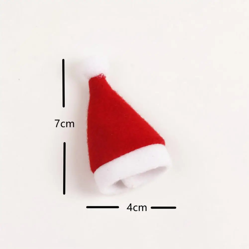 Mini Santa Decoration Hat 10Pcs