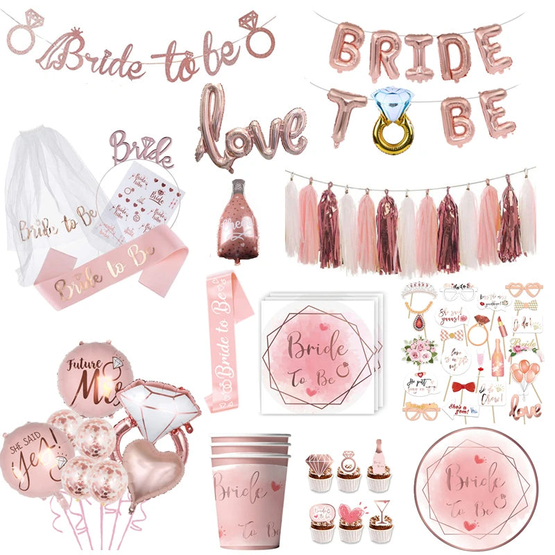 Bride To Be Party Decorations Set