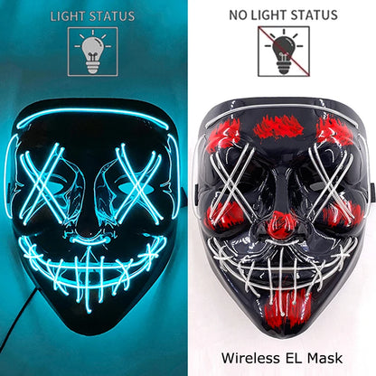 Neon LED Purge Mask