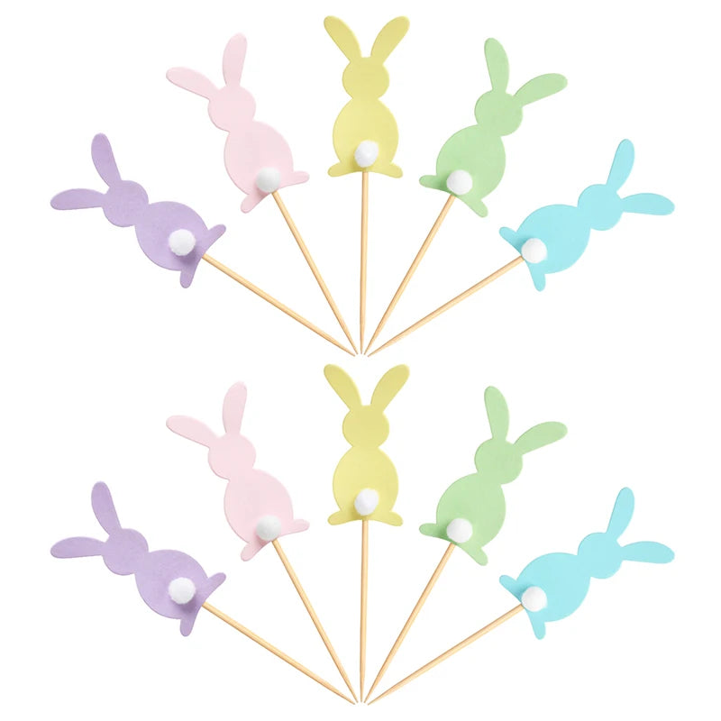 Easter Bunny Cupcake Toppers