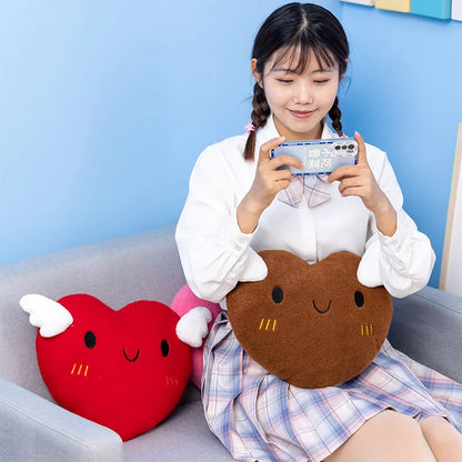 Plush Cute Heart Pillow