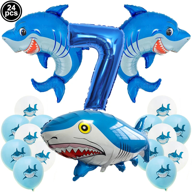 Shark Theme Tableware and Decoration