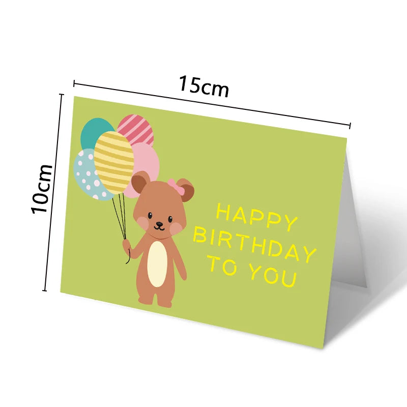 24pcs Birthday Greeting Cards + Envelope