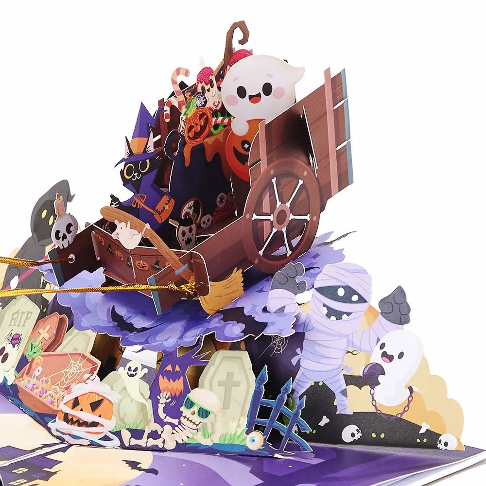 3D Halloween Pop Up Greeting Cards