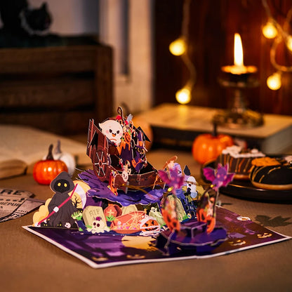 3D Halloween Pop Up Greeting Cards