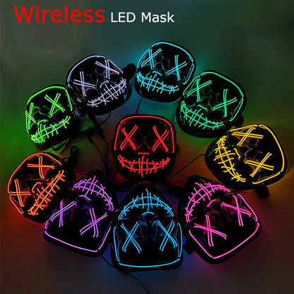 Neon LED Purge Mask