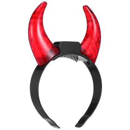 Led Devil Horn Headband