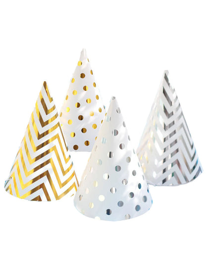 Polka dot birthday hat 10PCS