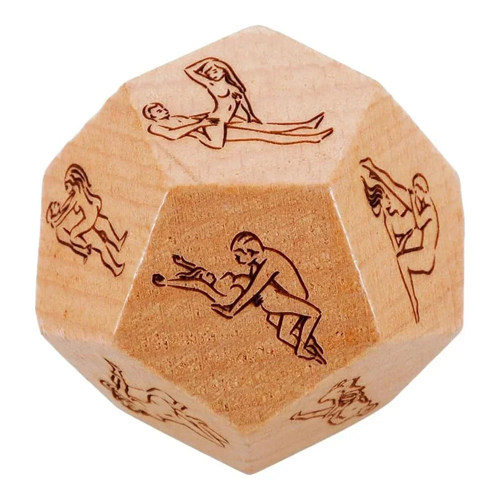 Naughty Wooden Dice for Couples