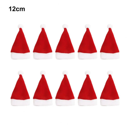 Mini Santa Decoration Hat 10Pcs