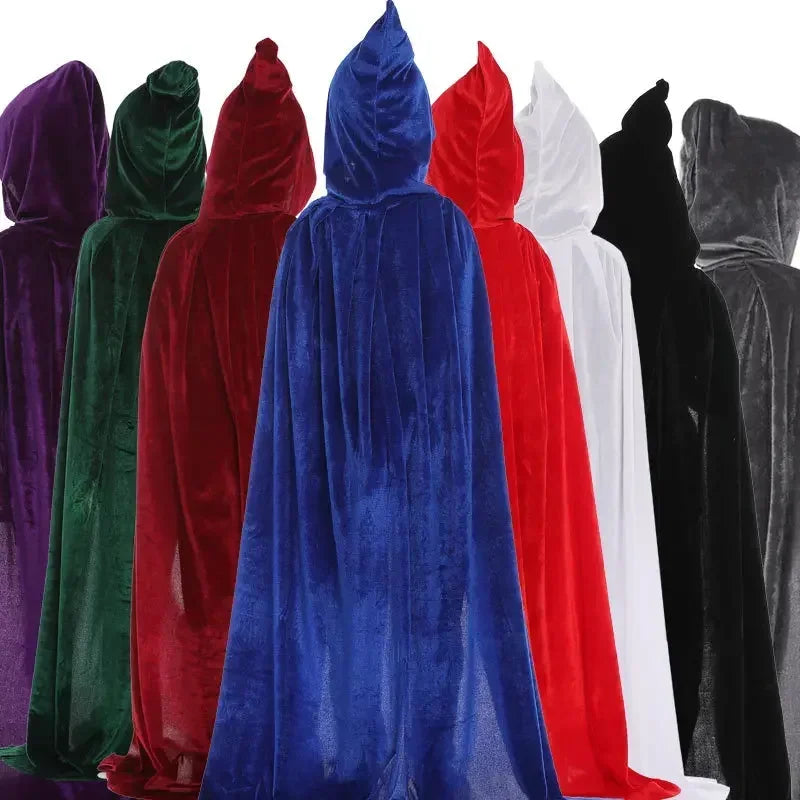 Hooded Velvet Cloak