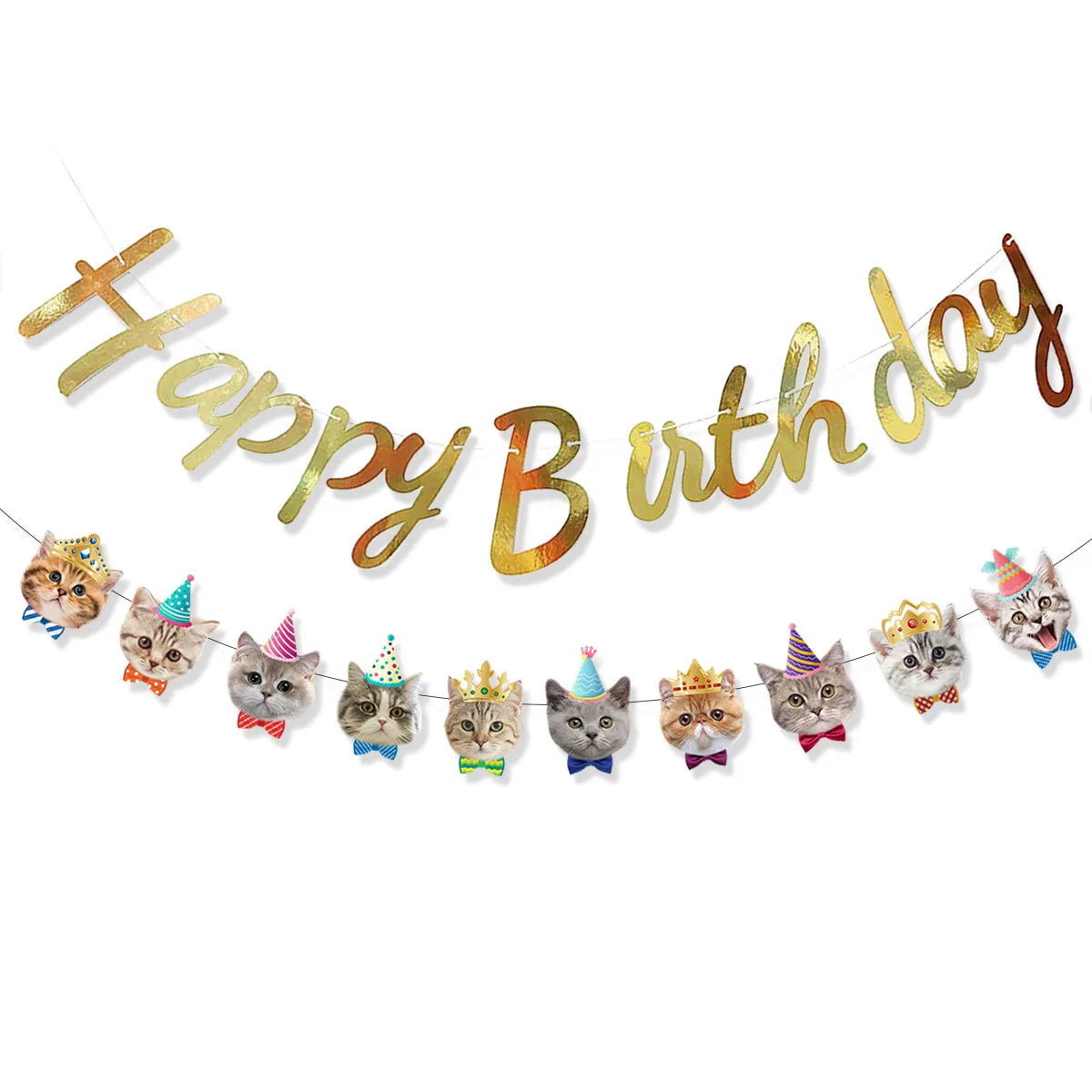 Cat/Dog Birthday Banner