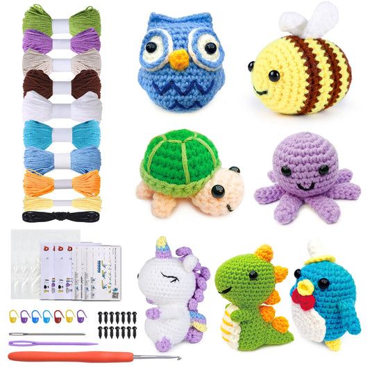 Cute Animal Crochet Kit