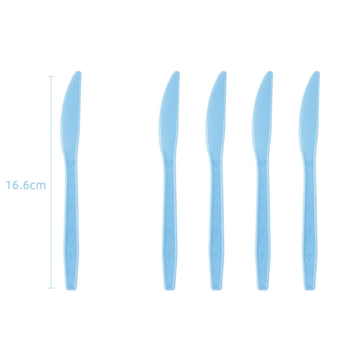 Disposable Plastic Cutlery Set 24Pcs