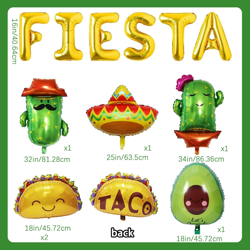 Mexican Fiesta Balloon Set