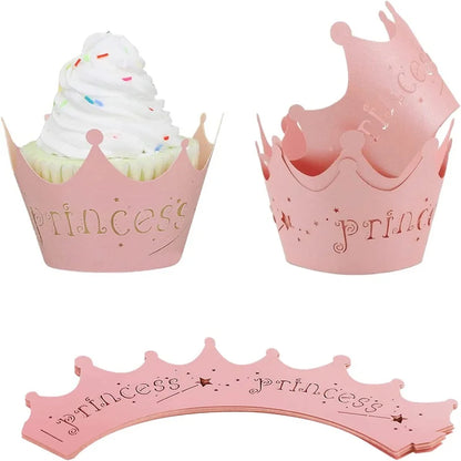 Princess Cupcake Wrappers 10pcs