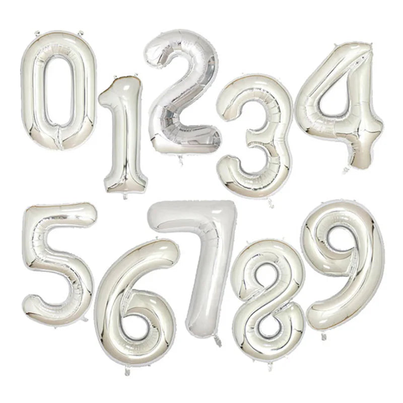 Big Number Foil Balloons 40inch