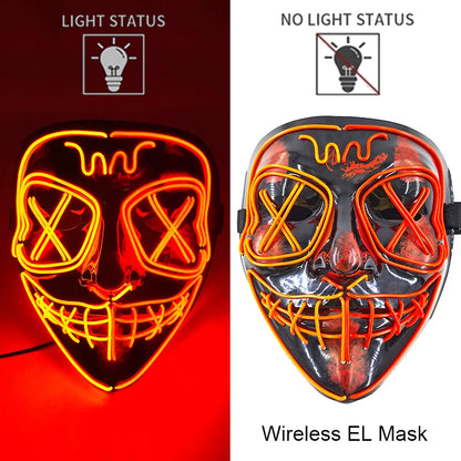 Neon LED Purge Mask