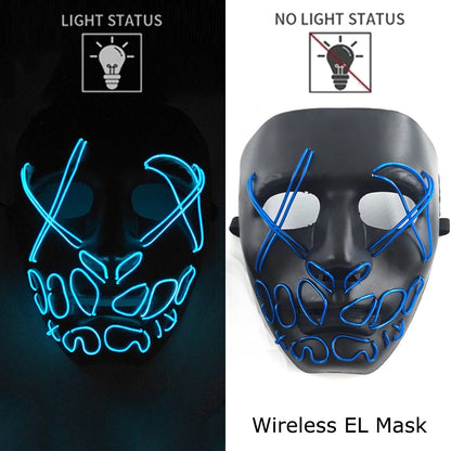 Neon LED Purge Mask