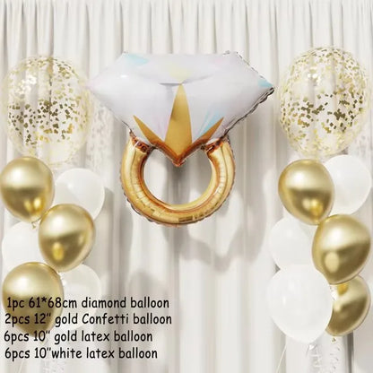 Mr&Mrs Wedding Foil Balloons