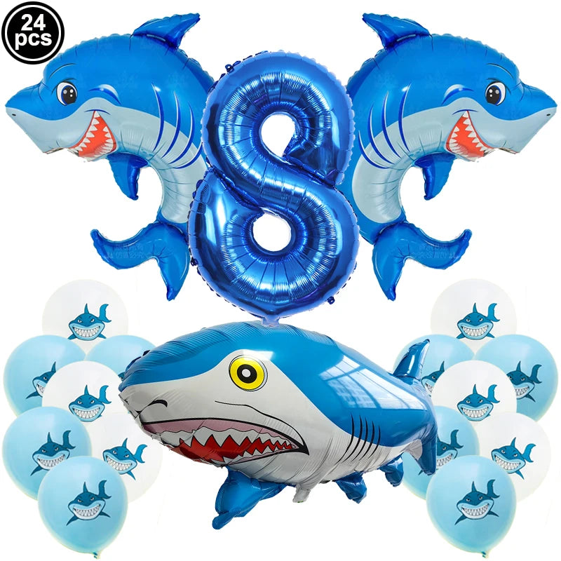 Shark Theme Tableware and Decoration