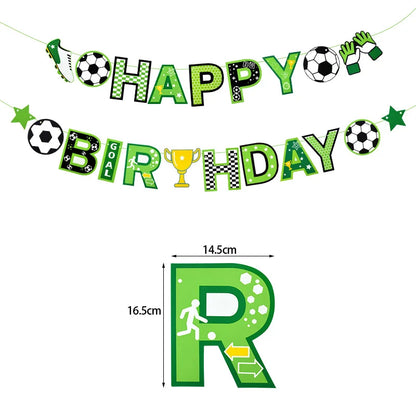 Football Theme Birthday Banner