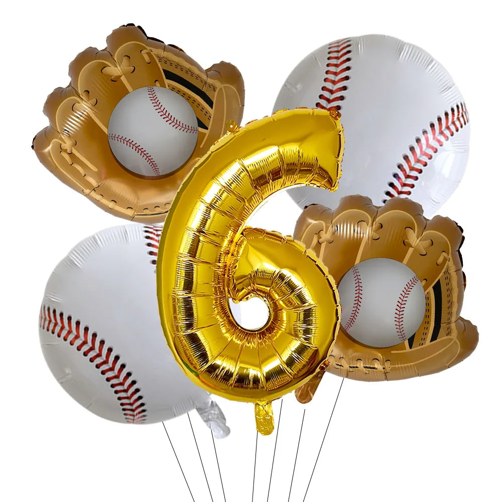 Birthday Sports Balloon Set