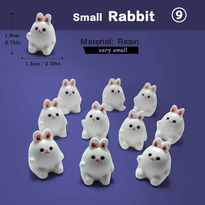 Miniature Animal Figurines 10Pcs