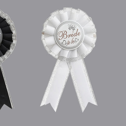 Bride/Groom To Be, Ribbon And Badge