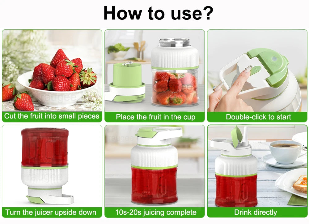 Portable Electric Fruit Blender