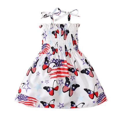 Girl Dress American Holliday Themed