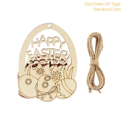 Multiple Wooden Easter Decoration