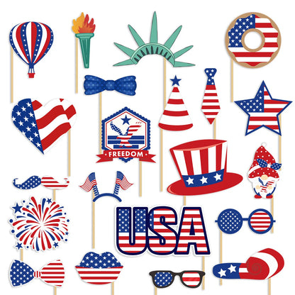 American Style Glasses & Photobooth Props