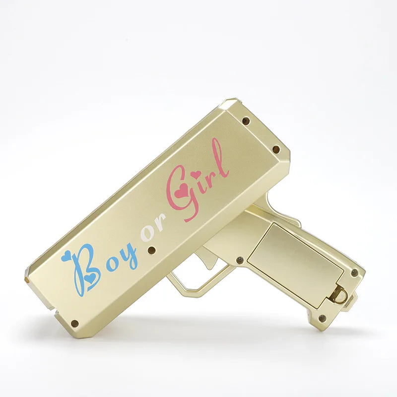 Gender Reveal Card Gun