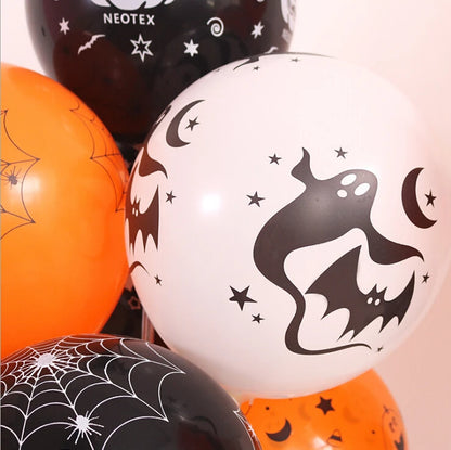 Halloween Colorful Balloons 10/20/30Pcs