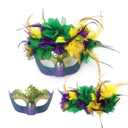 Mardi Gras Face Mask