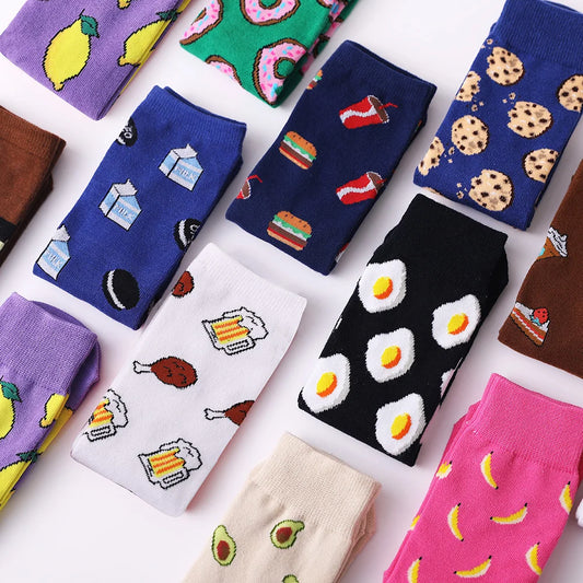 Funny Cartoon Food Socks