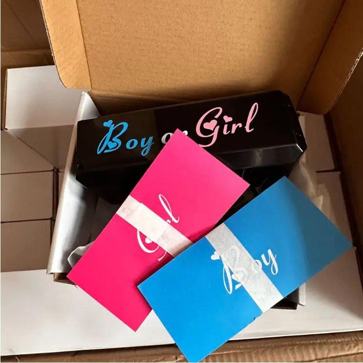 Gender Reveal Card Gun