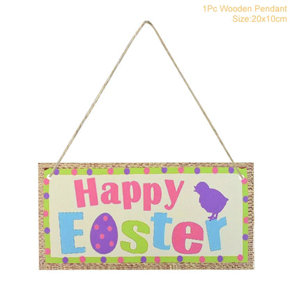 Multiple Wooden Easter Decoration