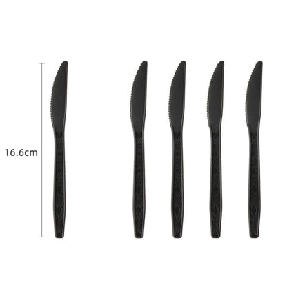 Disposable Plastic Cutlery Set 24Pcs