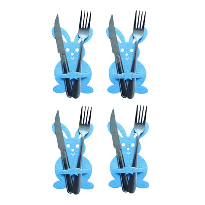 Easter Felt Cutlery Holder 4Pcs