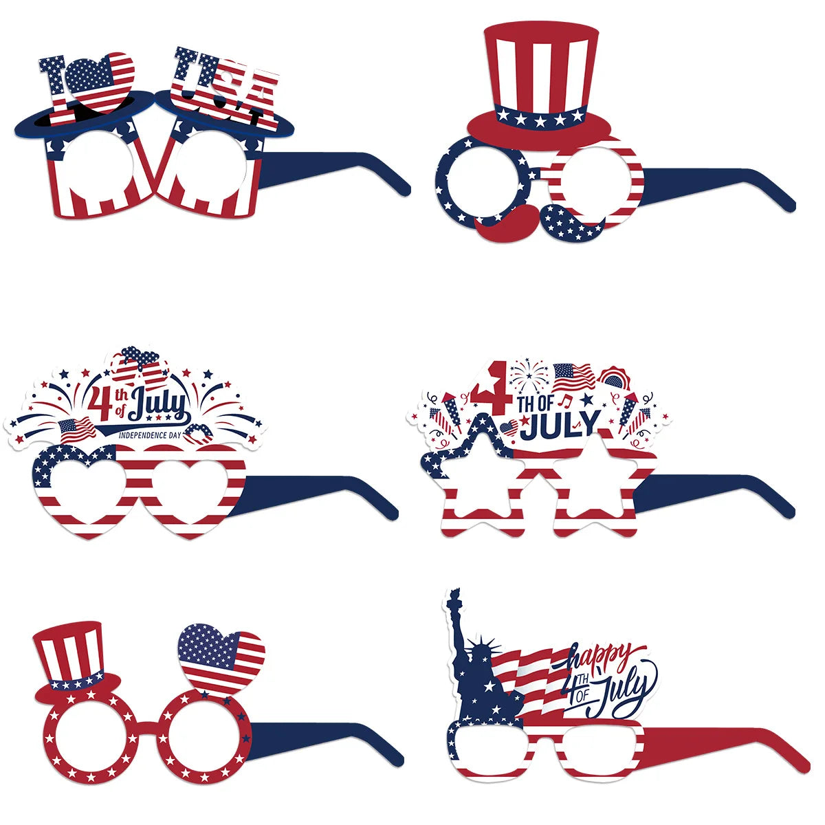 American Style Glasses 6pcs