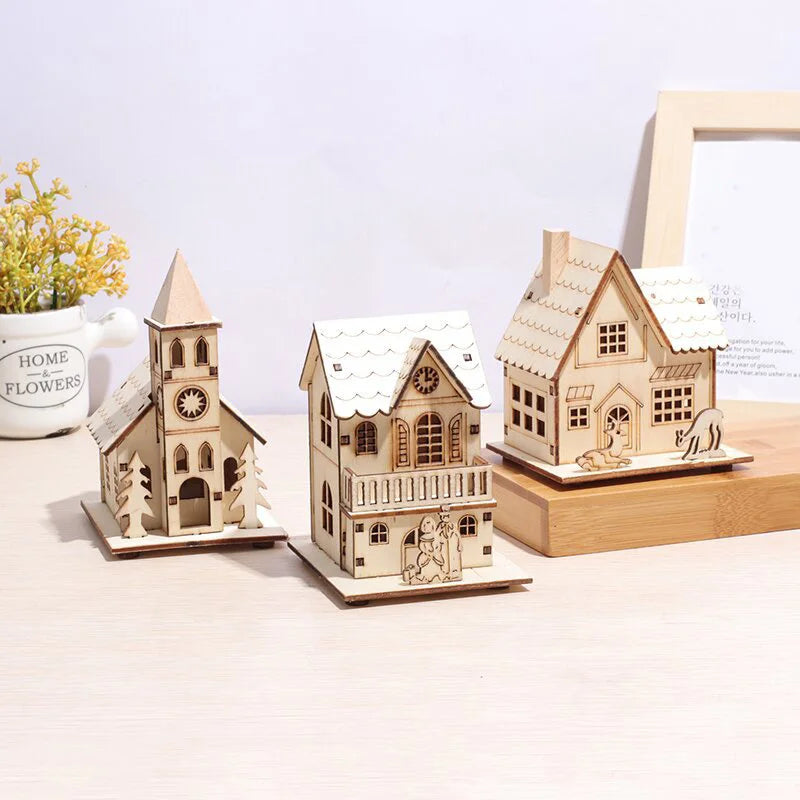 Mini Christmas DIY Wooden House