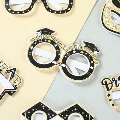 Graduation Glitter Glasses