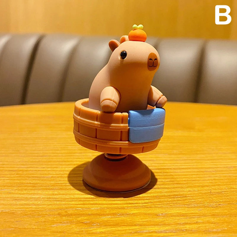 Solar Energy Capybara Bobblehead