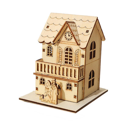 Mini Christmas DIY Wooden House